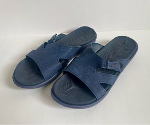 KuaiLu Womens Fashion Orthotic Slides Sandals Adjustable (US Womens Size 9)
