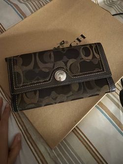 Coach brown wallet