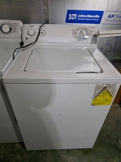 GE Electric Washer and Gas dryer white