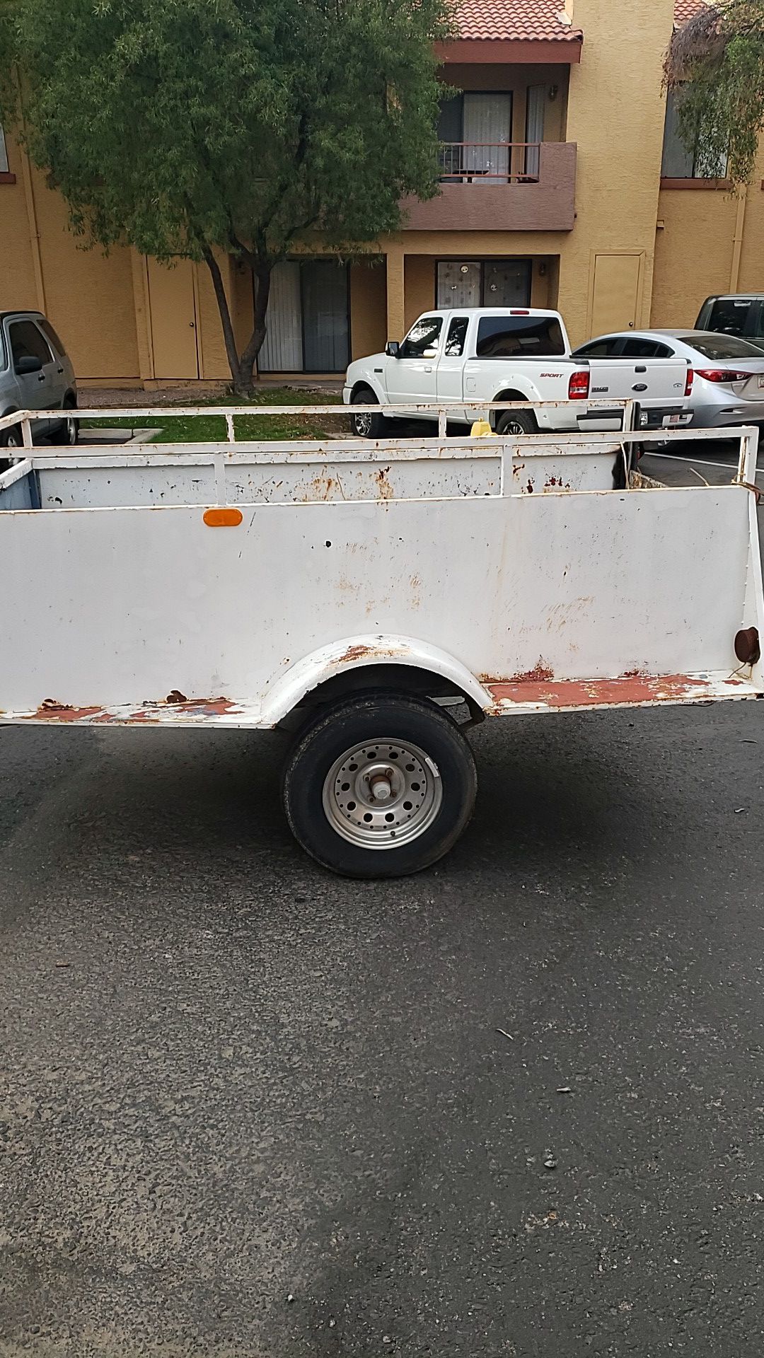 5×8 sided trailer