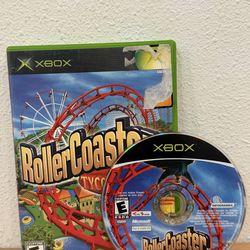 Roller Coaster Tycoon Microsoft Original XBOX