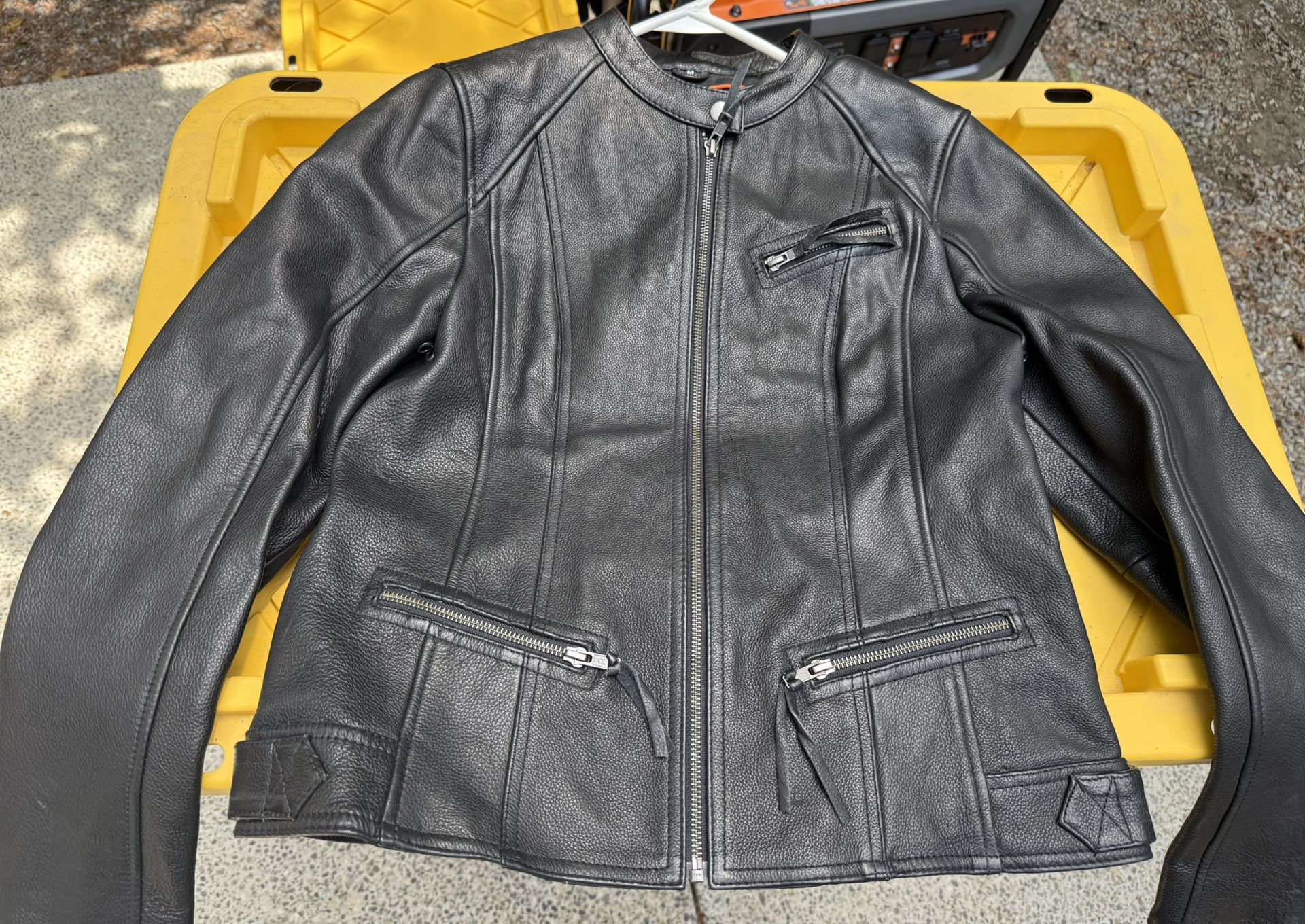 Women’s Medium Leather Riding Jacket