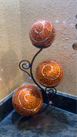 Orange bling decoration