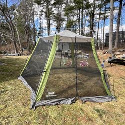 Coleman Screen House Canopy Sun Shelter Tent with Instant Setup