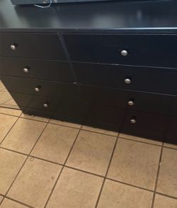 Black dresser