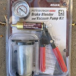 **PENDING** Pittsburgh Break Bleeder & Vacuum Pump Kit 