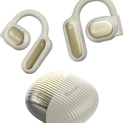 Brandnew Open Ear Headphones, True Wireless Bluetooth Earbuds with ENC Clear Call, Bluetooth 5.3, IPX6 Water-Resistant, Ergonomic Ear Hooks, 45H Playt