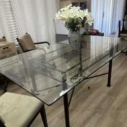 Glass Dining Table