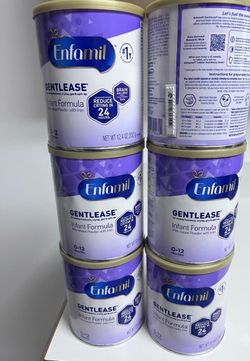 7 cans Leche enfamil