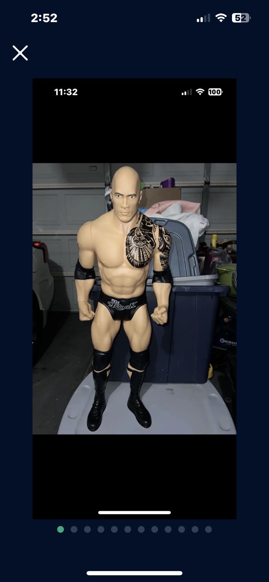 WWE THE ROCK  31” GIANT Large Action Figure 9 POINTS OF ARTICULATION WWF