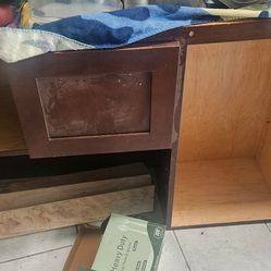 Solid wood Upper Kitchen Shaker Cabinet for Over fridge or microwave