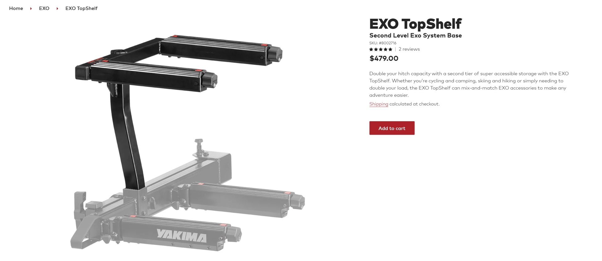 Bike EXO TopShelf