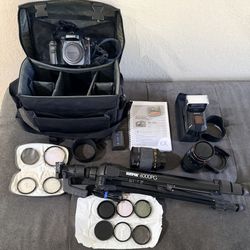 Sony A100 Camera + Accesories