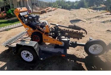 2020 Barreto E924 Trencher W/ Barreto Trailer