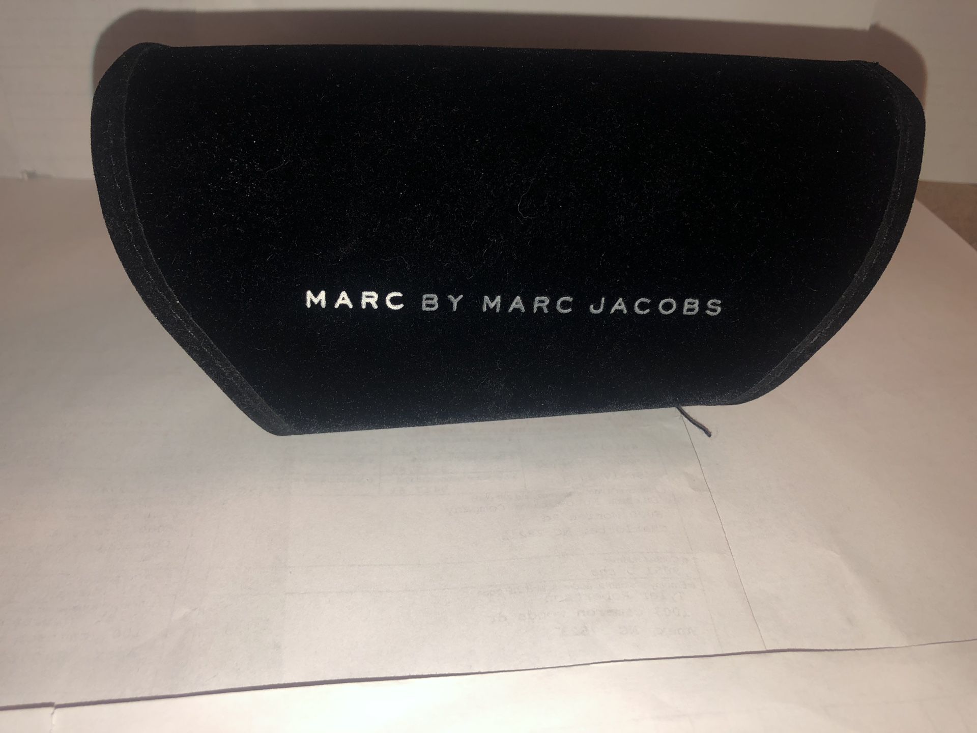 Marc Jacobs Velour/Velvet Sunglasses case