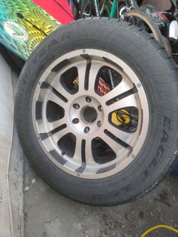 Stock 6 lung rims and tires....came off a chevy suburban.....need gone asap