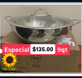 Caserola de 9qt Grande Cosina Variedad De Comidas $135.00 Acero Inoxidable Princess House Ventas Finales