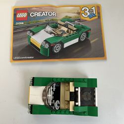 Lego City 31056 3 In 1 Set. Green Cruiser Car Vehicle