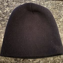 Knit Beanie Black Hat