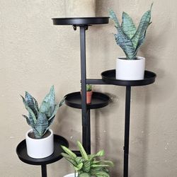 Plant Stands Indoor Clearance - 5 Tier Plant Stands , Metal Plant Shelf for Patio Garden Living Room Balcony Bedroom 27.5"

