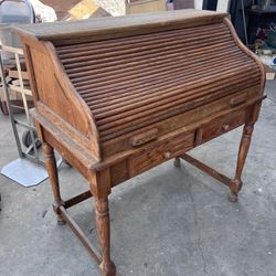 Stunning Roll-Top Secretary Desk!