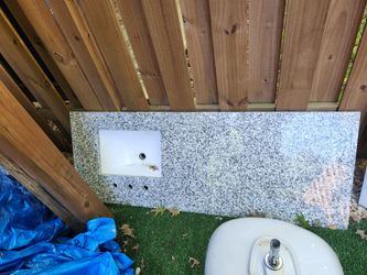 Granite 60inch single vanity