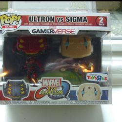 POP! Games Ultron VS Sigma GamerVerse Marvel VS Capcom Vinyl Bobble-Heads 2 Pack