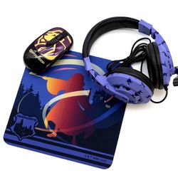 Harry Potter Headsets, Wireless Mouse And mouse pad Tech Bundle