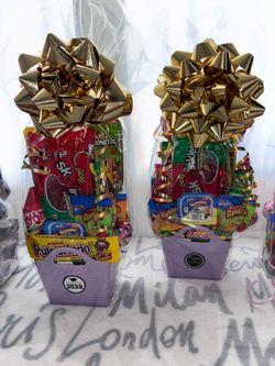 Graduation candy basket