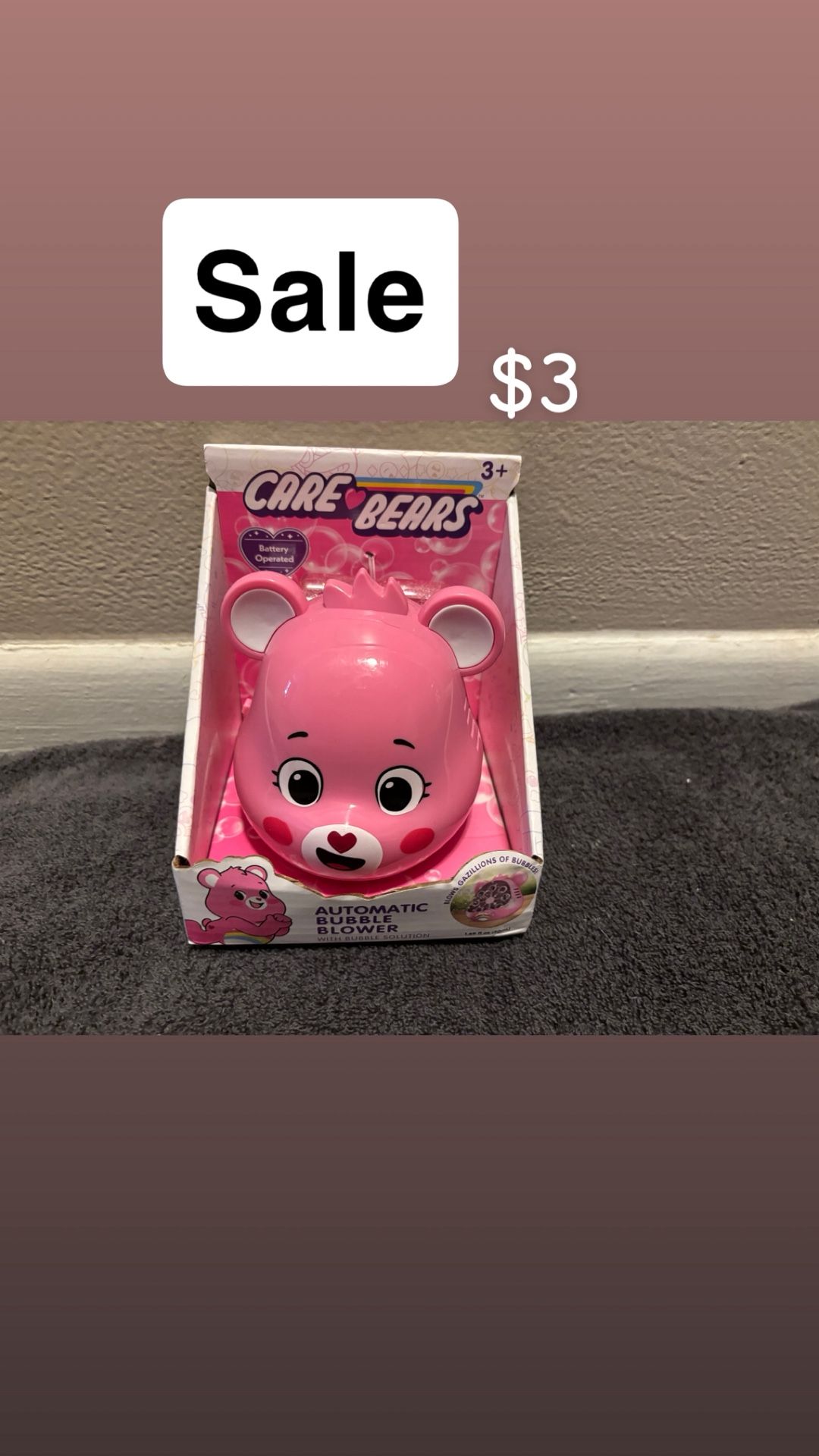 Care Bear Bubble Machine