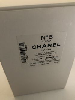 Chanel No 5 L'eau Eau De Toilette 3.4oz Tester w/ Tester Box
