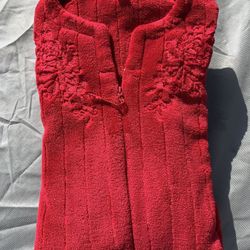 #robe #red #womens #fleece #ladies #clothing #pajama