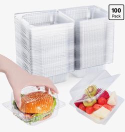 Clamshell food containers 100pc