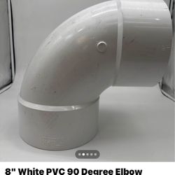 8 Inch PVC 90 Degree Elbow