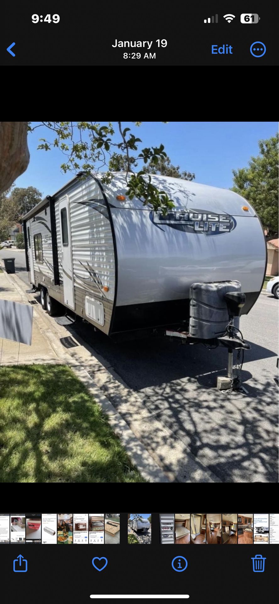 2017 Like New 27ft Rv 24 Of Trailer 3 Of Front To Rear 