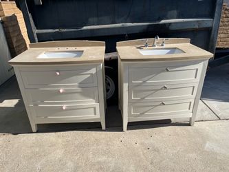 36” Vanities with stone top