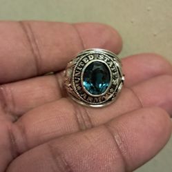Sterling Silver Army Ring