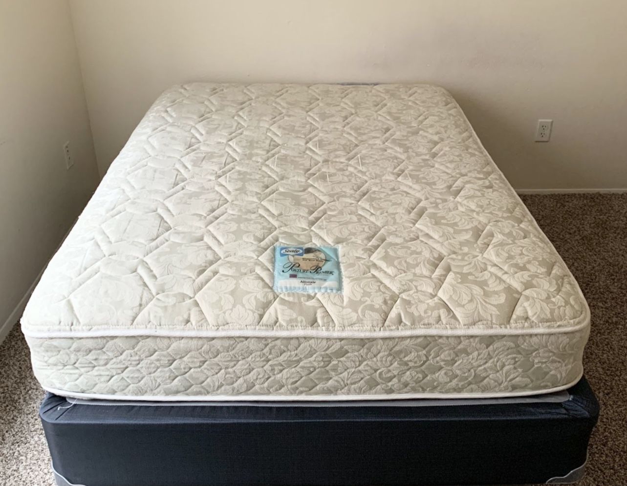 Twin size bed Box with mattress