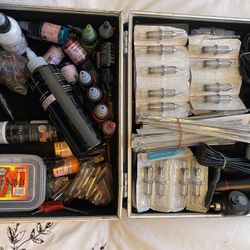 Tattoo Equipment With Ink 