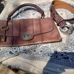 Fossil Leather Purse