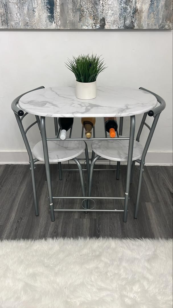 Mesa de Comedor con Storage y Dos Sillas πͺ πͺ