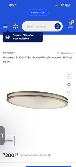 32in Ceiling LED Light