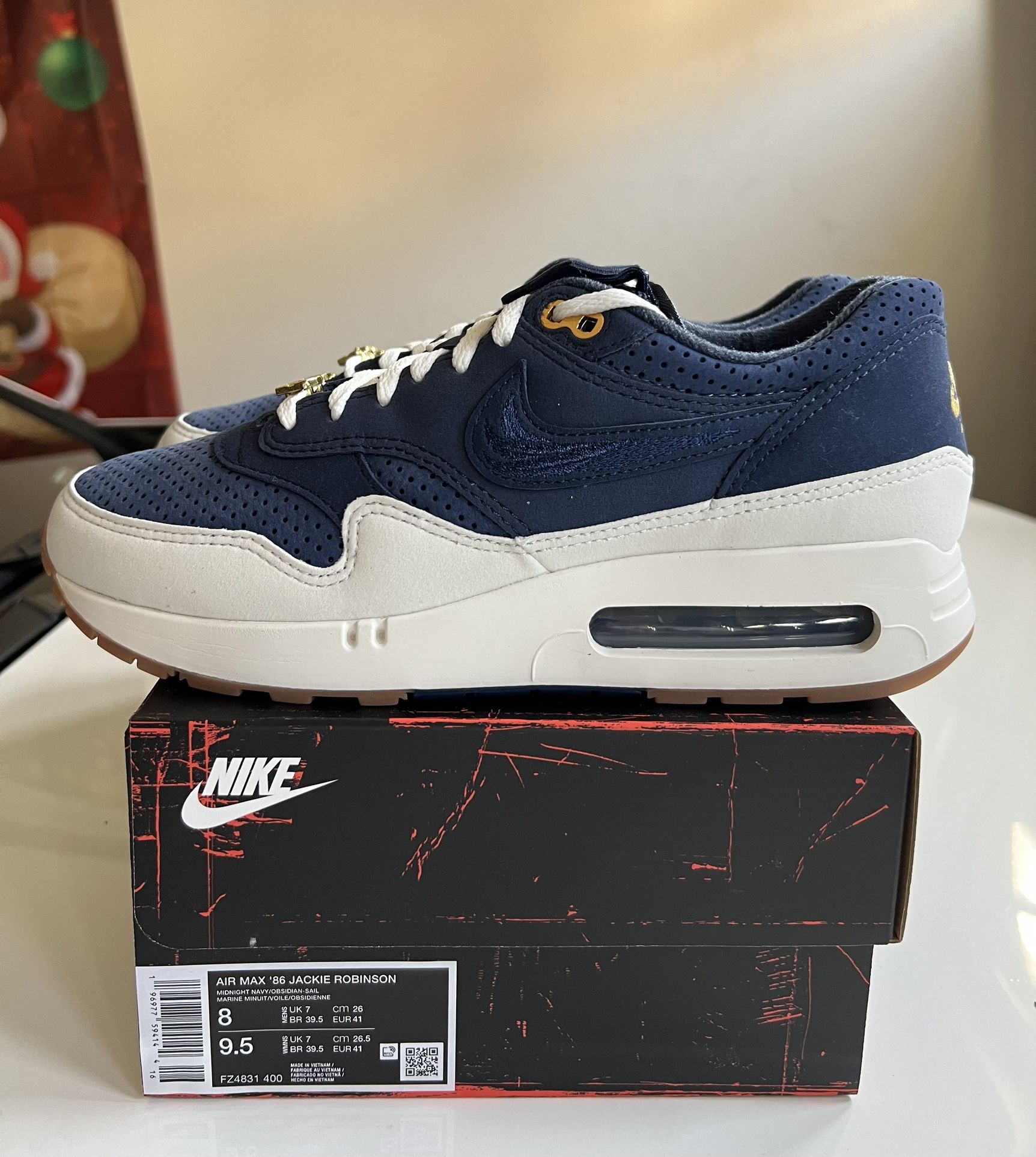 Nike Air Max 1 ‘86 OG Jackie Robinson Men’s Shoe Size 8