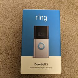 New Sealed Ring Doorbell 3