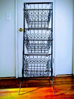 3-tier Wrought Iron Basket