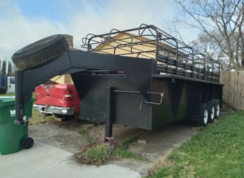 Homemade Gooseneck Livestock Trailer