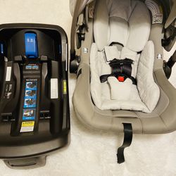 Nuna Pupa Lite Stroller, Car seat, Base Adapter