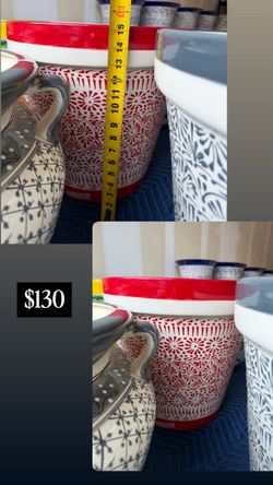 Ceramic Pitcher and Bowl Set