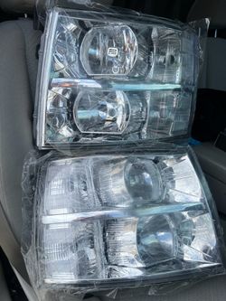 Chevy Silverado headlights