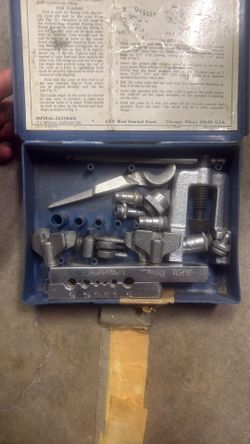 Vintage Imperial-Eastman Tubing Flaring Tool Kit (USA Made)
